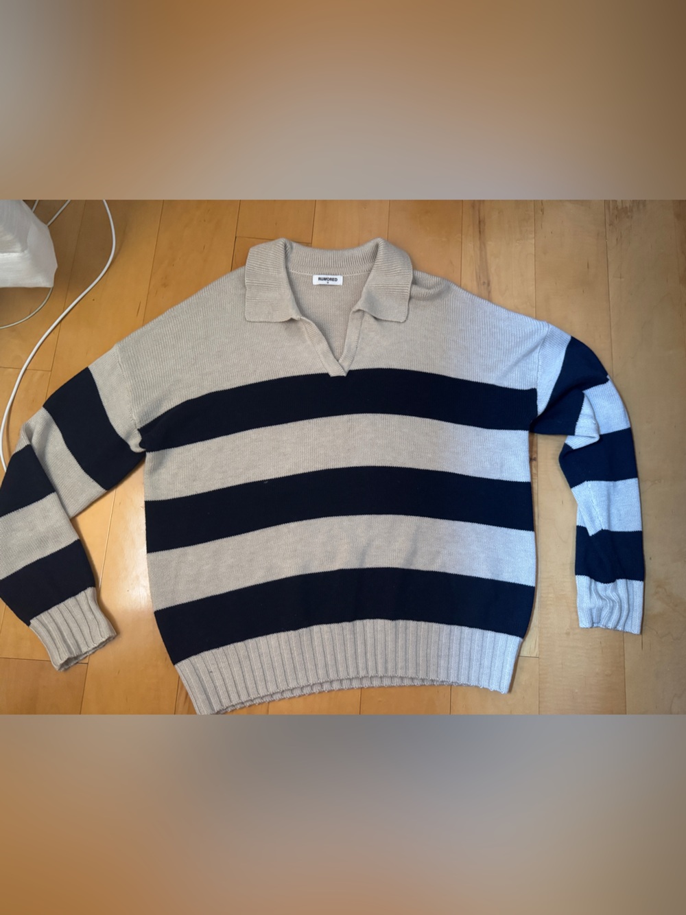 Rumoured Knit Striped Sweater
